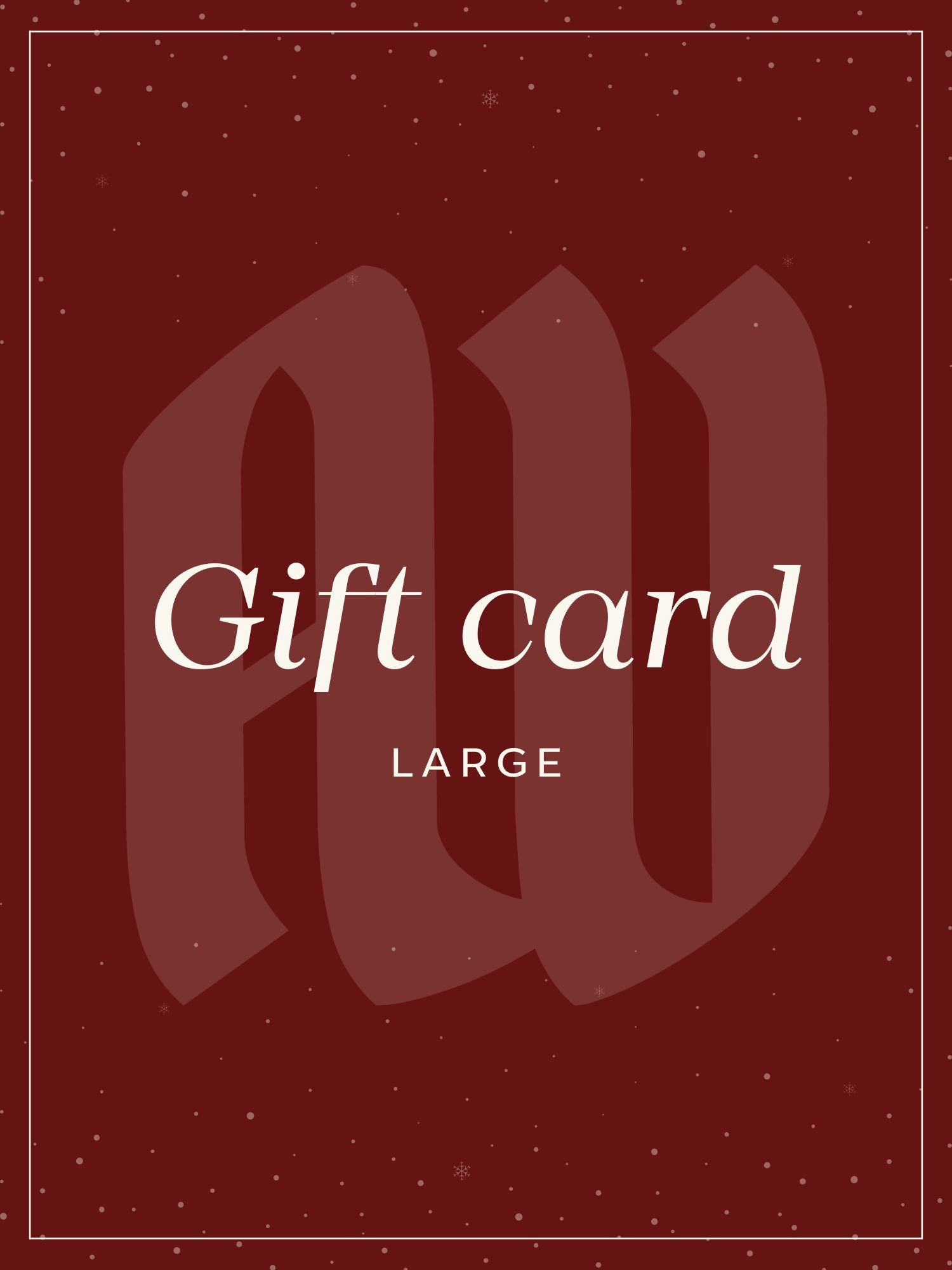 Digital Gift Card Large