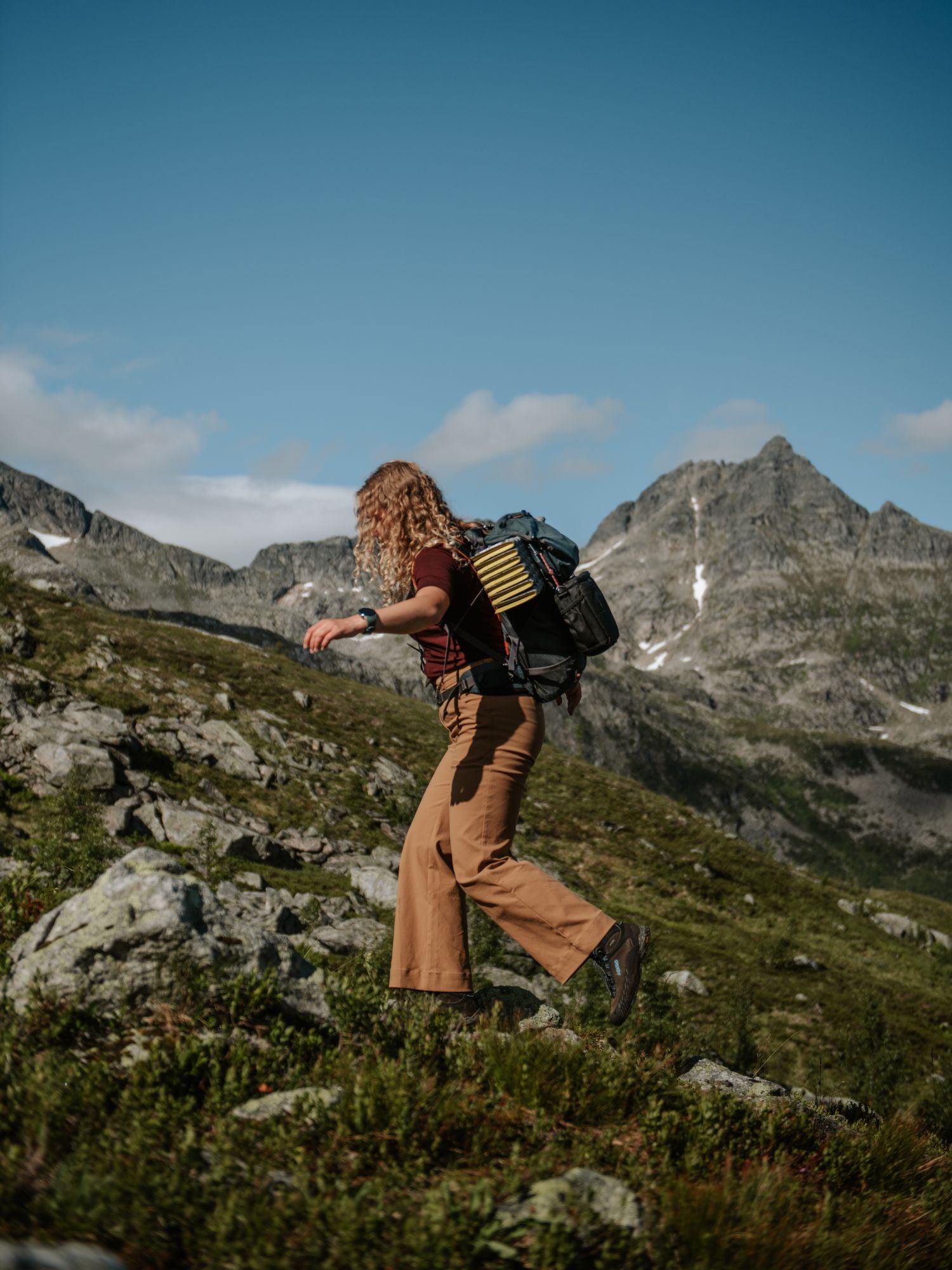 Astrid Outdoor Pants with Lengths Camel