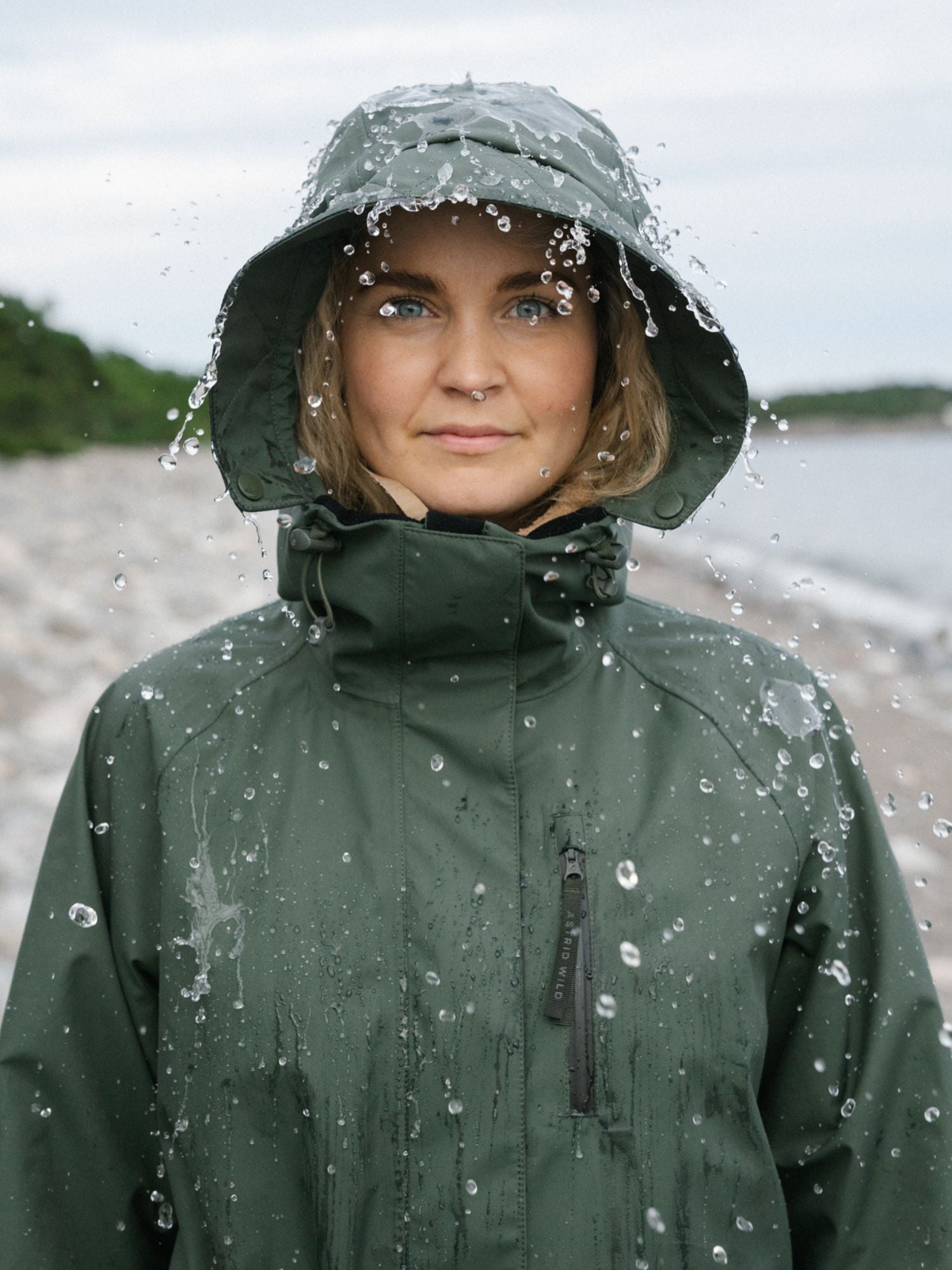 Emma 3L Shell Jacket Green