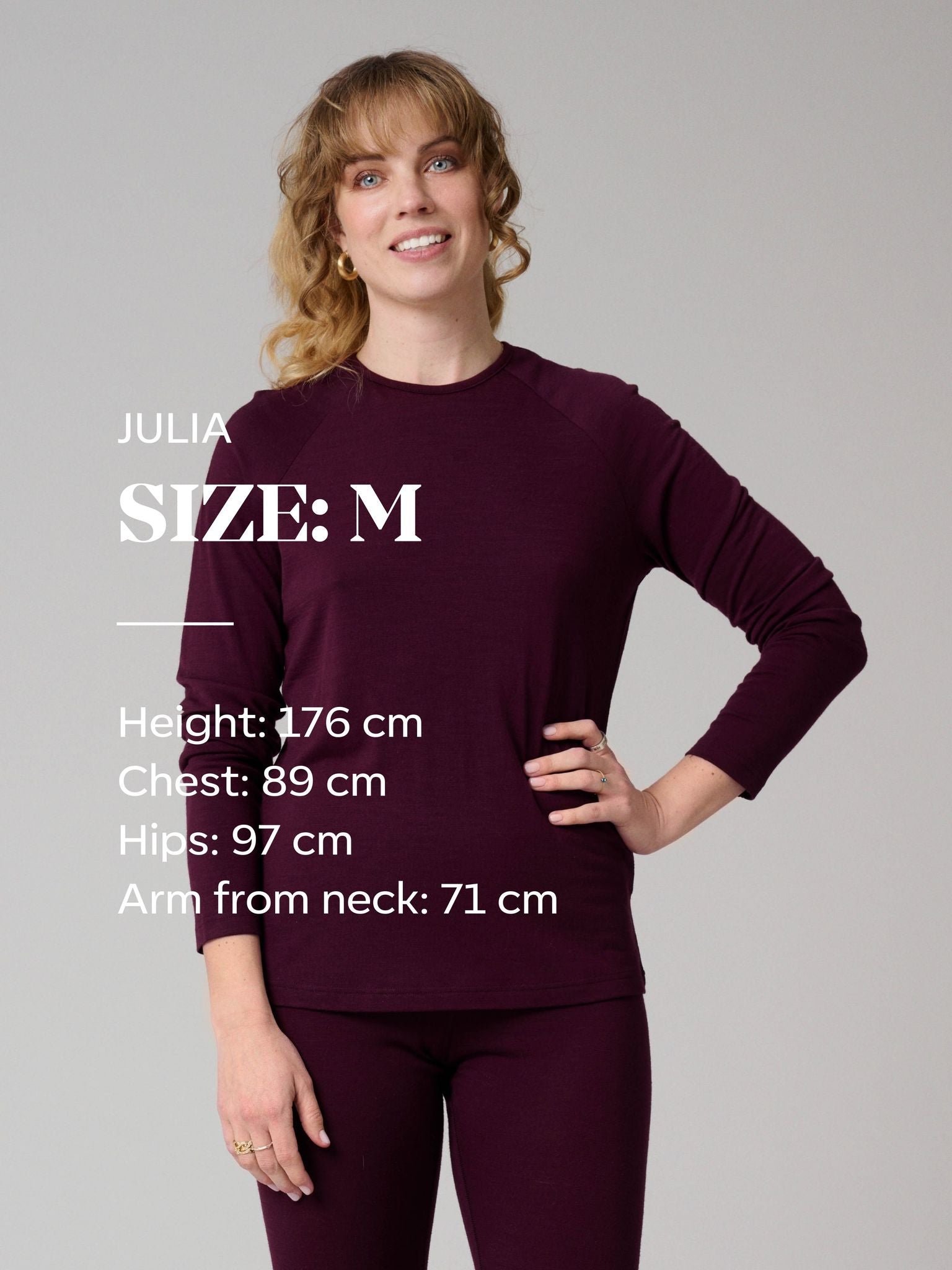 Ingrid Merino Long Sleeve Burgundy